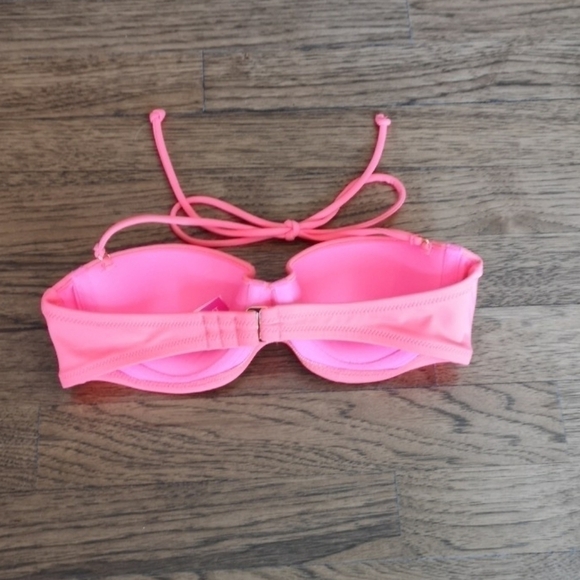 VICTORIA'S secret bikini top bright orange 32B - Picture 2 of 5